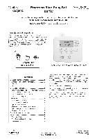 서모스탯들 White Rodgers 1F89EZ-0251 Emerson Blue Heat Pump Thermostat 설치 및 작동 지침 (스페인어)