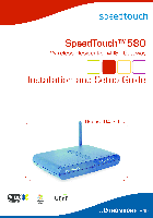 네트워크 라우터 Technicolor SPEED TOUCH 580 사용자 매뉴얼